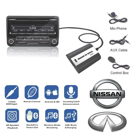 For 1995-2021 Nissan vehicles. . Infiniti m35 bluetooth adapter
